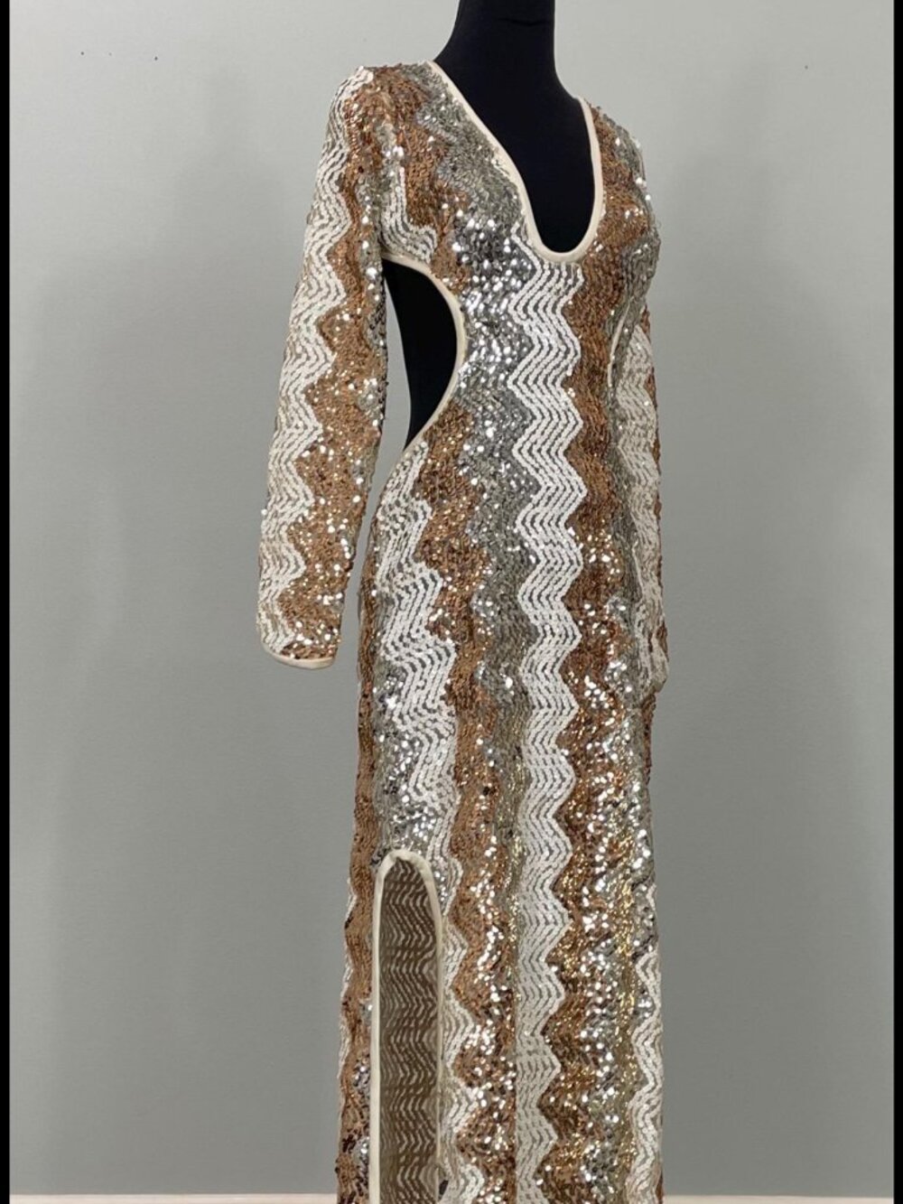 Missoni Vintage Sequin Backless Gown - Picture 2 of 15